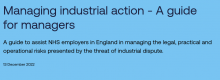 Managing industrial action: a guide for managers